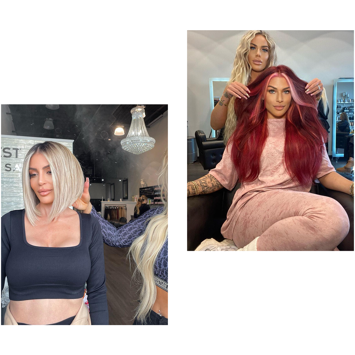 Luxury Blonde & Hand-Tied Extensions